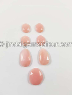 Pink Opal Rose Cut Slices